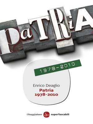 cover image of Patria 1978-2010